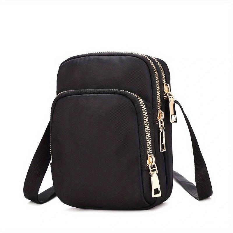 Nylon Crossbody Bag Small Phone Bag Square Bag