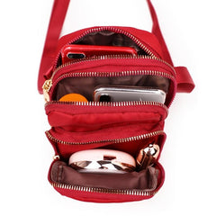 Nylon Crossbody Bag Small Phone Bag Square Bag