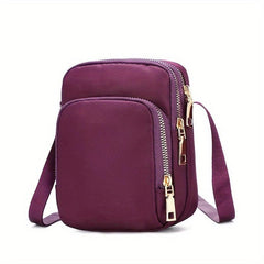 Nylon Crossbody Bag Small Phone Bag Square Bag