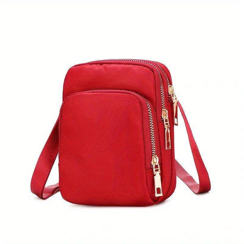 Nylon Crossbody Bag Small Phone Bag Square Bag