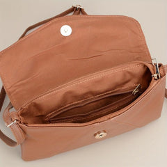 Cow Pattern Envelope Crossbody Bag Lightweight Faux Leather Shoulder Bag