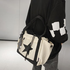 Large Capacity Sports Star Shoulder Bag Crossbody Tote