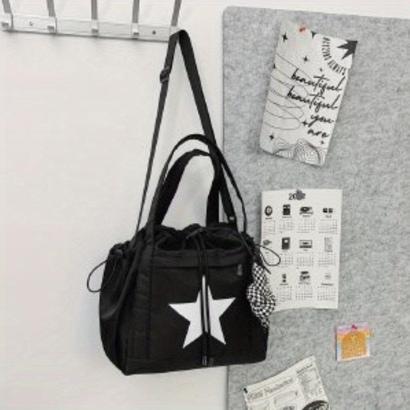 Large Capacity Sports Star Shoulder Bag Crossbody Tote