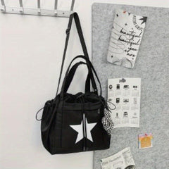 Large Capacity Sports Star Shoulder Bag Crossbody Tote