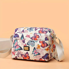 Stylish Allover Print Shoulder Bag Large Capacity Crossbody Bag