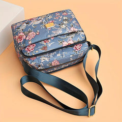 Stylish Allover Print Shoulder Bag Large Capacity Crossbody Bag