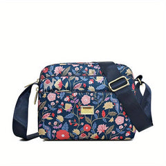 Stylish Allover Print Shoulder Bag Large Capacity Crossbody Bag