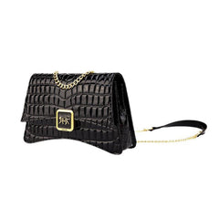 Crocodile Pattern Crossbody Bag Women's Gradient Shoulder Bag