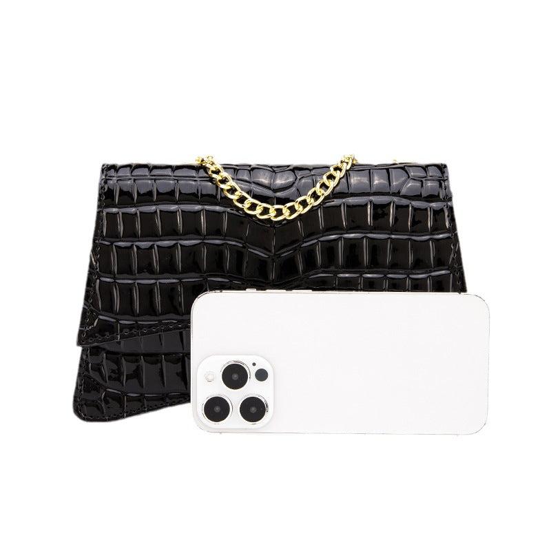 Crocodile Pattern Crossbody Bag Women's Gradient Shoulder Bag