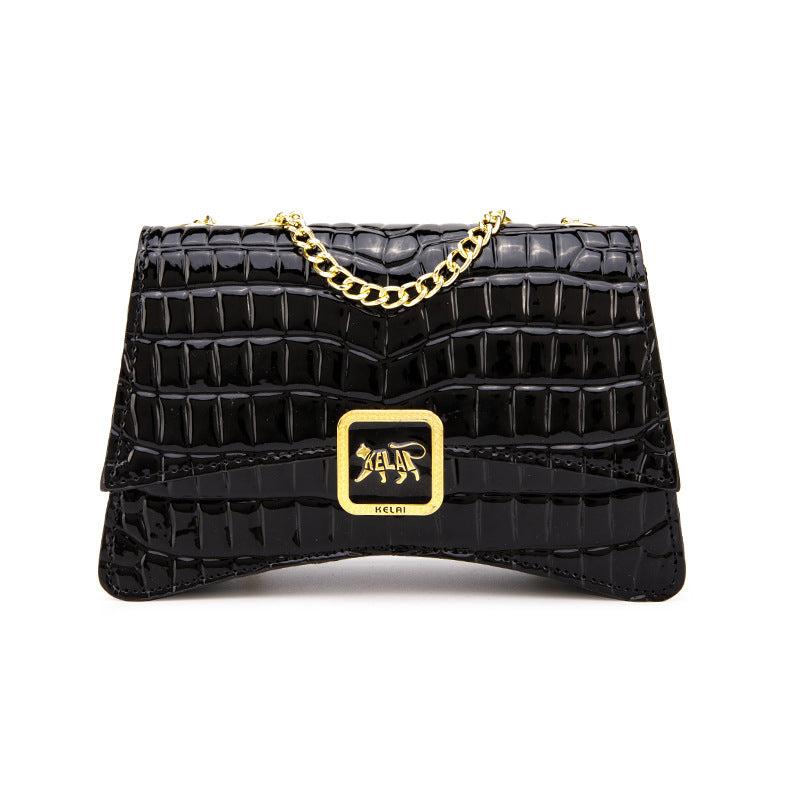 Crocodile Pattern Crossbody Bag Women's Gradient Shoulder Bag