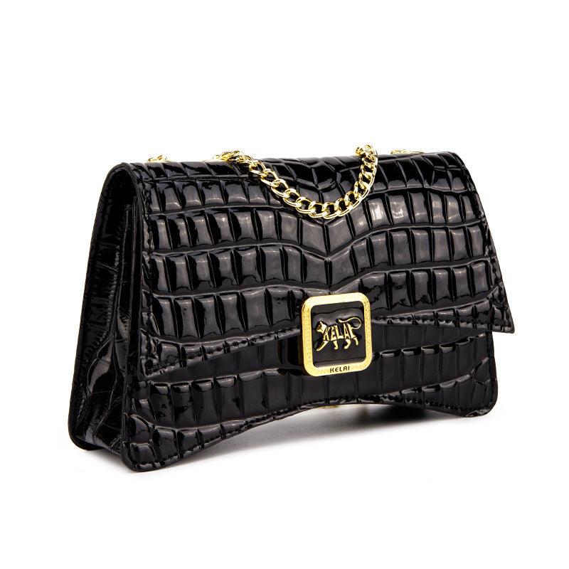 Crocodile Pattern Crossbody Bag Women's Gradient Shoulder Bag