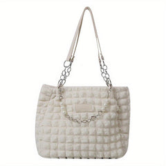 Cloud Pleated Shoulder Bag Large Capacity Hobo Bag Women's Soft Handbag & Purse