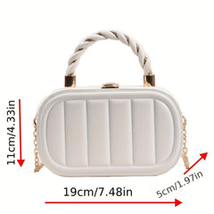 Mini Embossed Crossbody Bag Retro Shoulder Bag Women's Casual Handbag & Purse