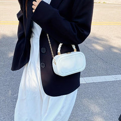 Mini Embossed Crossbody Bag Retro Shoulder Bag Women's Casual Handbag & Purse