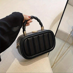Mini Embossed Crossbody Bag Retro Shoulder Bag Women's Casual Handbag & Purse