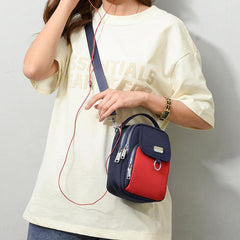 Casual Square Shoulder Bag Minimalist Zipper Crossbody Bag