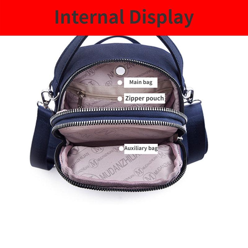 Casual Square Shoulder Bag Minimalist Zipper Crossbody Bag