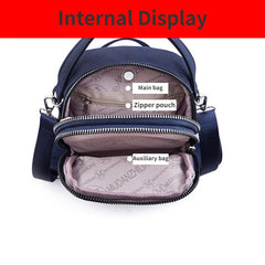 Casual Square Shoulder Bag Minimalist Zipper Crossbody Bag