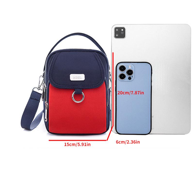 Casual Square Shoulder Bag Minimalist Zipper Crossbody Bag