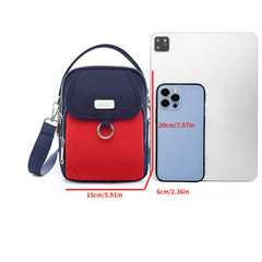 Casual Square Shoulder Bag Minimalist Zipper Crossbody Bag