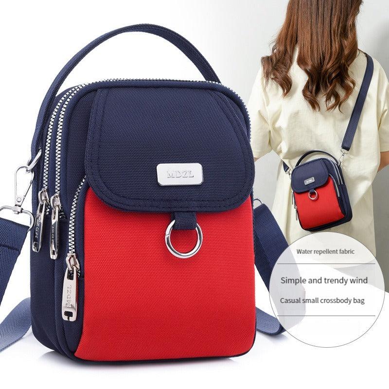 Casual Square Shoulder Bag Minimalist Zipper Crossbody Bag