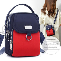 Casual Square Shoulder Bag Minimalist Zipper Crossbody Bag