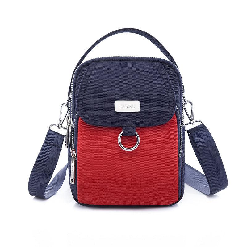 Casual Square Shoulder Bag Minimalist Zipper Crossbody Bag