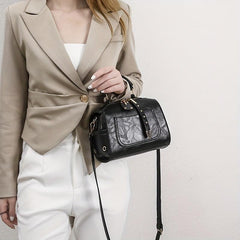 Vintage Studded Crossbody Bag Vegan Leather Shoulder Purse