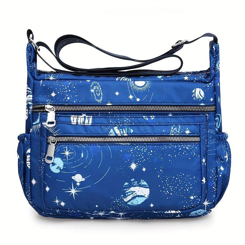 Nylon Hobo Zipper Bag Crossbody Shoulder Bag for Travel