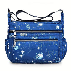 Nylon Hobo Zipper Bag Crossbody Shoulder Bag for Travel