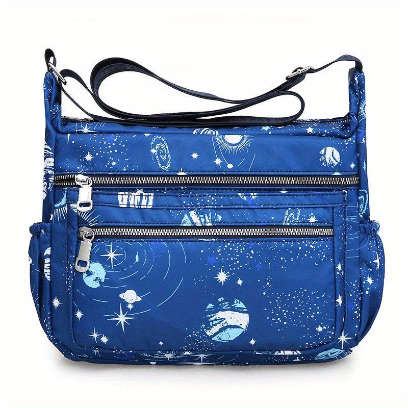 Nylon Hobo Zipper Bag Crossbody Shoulder Bag for Travel