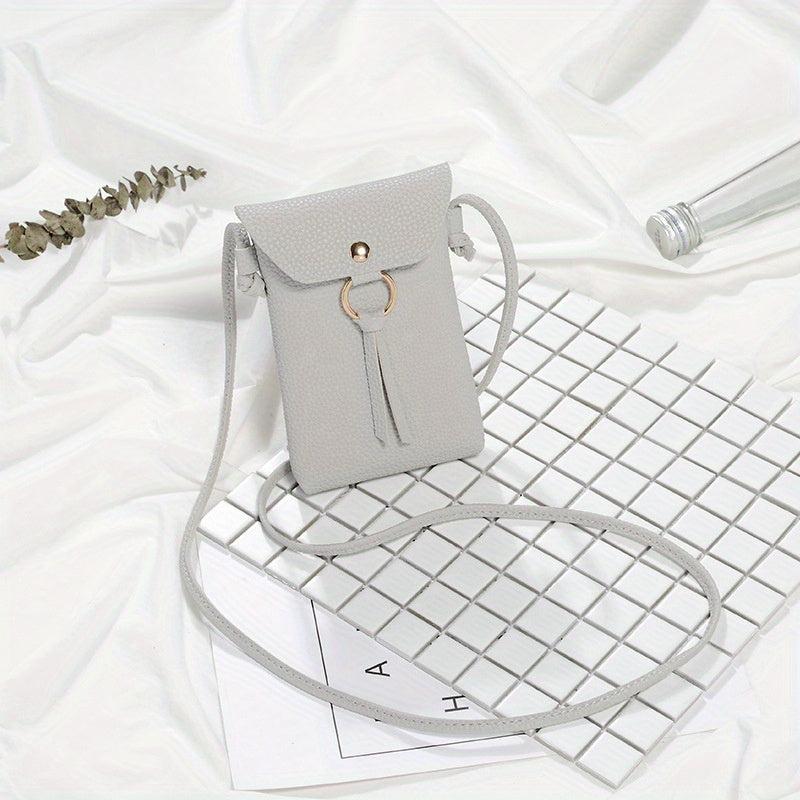 Minimalist Solid Shoulder Bag Women's Crossbody Bag