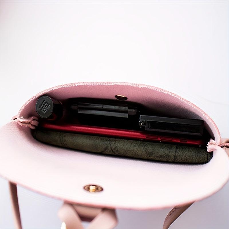 Minimalist Solid Shoulder Bag Women's Crossbody Bag
