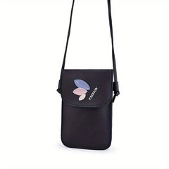Mini Cell Phone Crossbody Bag PU Leather Textured Bag Purse