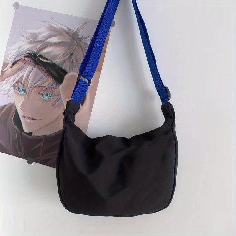 Kpop Nylon Crossbody Bag Solid Shoulder Bag Large Capacity Hobo Bag