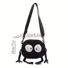 Funny Canvas Crossbody Bag for Girls