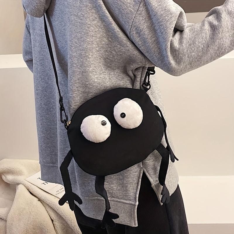 Funny Canvas Crossbody Bag for Girls