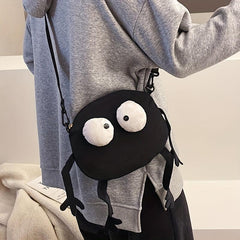 Funny Canvas Crossbody Bag for Girls