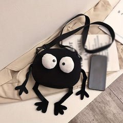 Funny Canvas Crossbody Bag for Girls