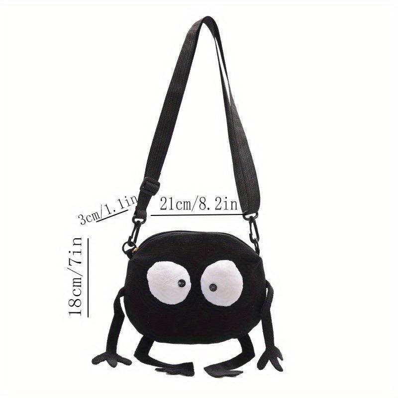 Funny Canvas Crossbody Bag for Girls