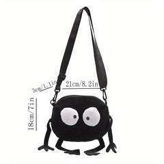 Funny Canvas Crossbody Bag for Girls