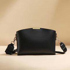 Classic Solid Crossbody Bag Women's Work Purse