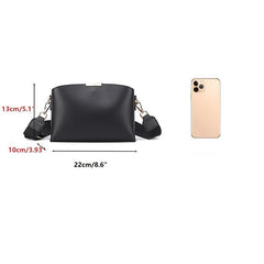 Classic Solid Crossbody Bag Women's Work Purse