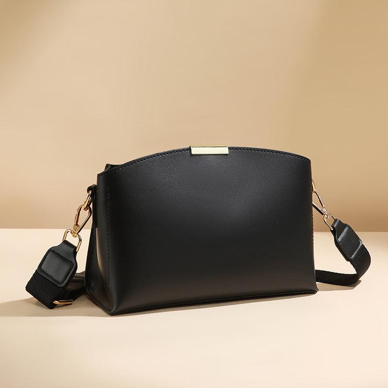 Classic Solid Crossbody Bag Women's Work Purse