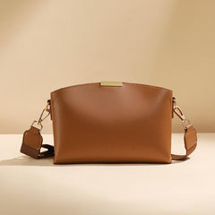 Classic Solid Crossbody Bag Women's Work Purse