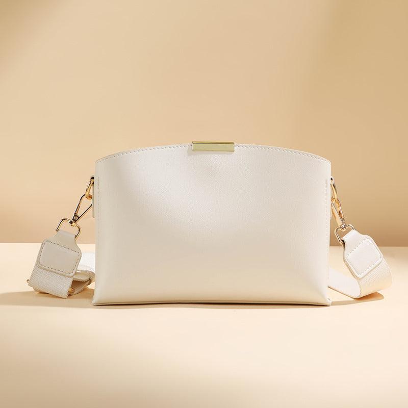 Classic Solid Crossbody Bag Women's Work Purse