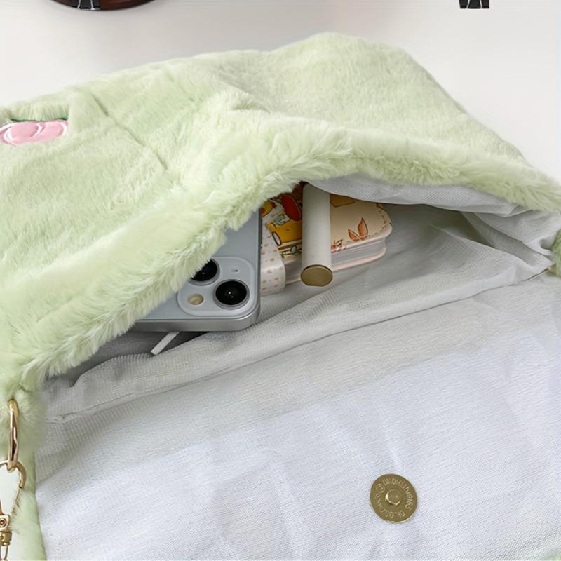 Animal Plush Crossbody Chain Bag - Christmas Candy Bag