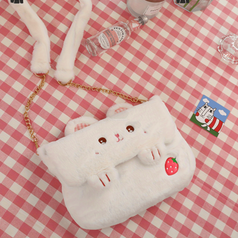 Animal Plush Crossbody Chain Bag - Christmas Candy Bag