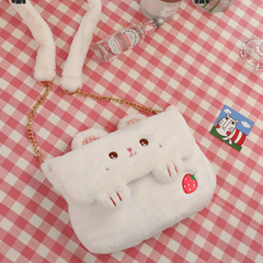 Animal Plush Crossbody Chain Bag - Christmas Candy Bag