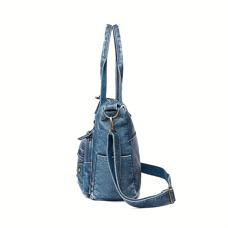 Retro Style Studded Tote Bag For Women